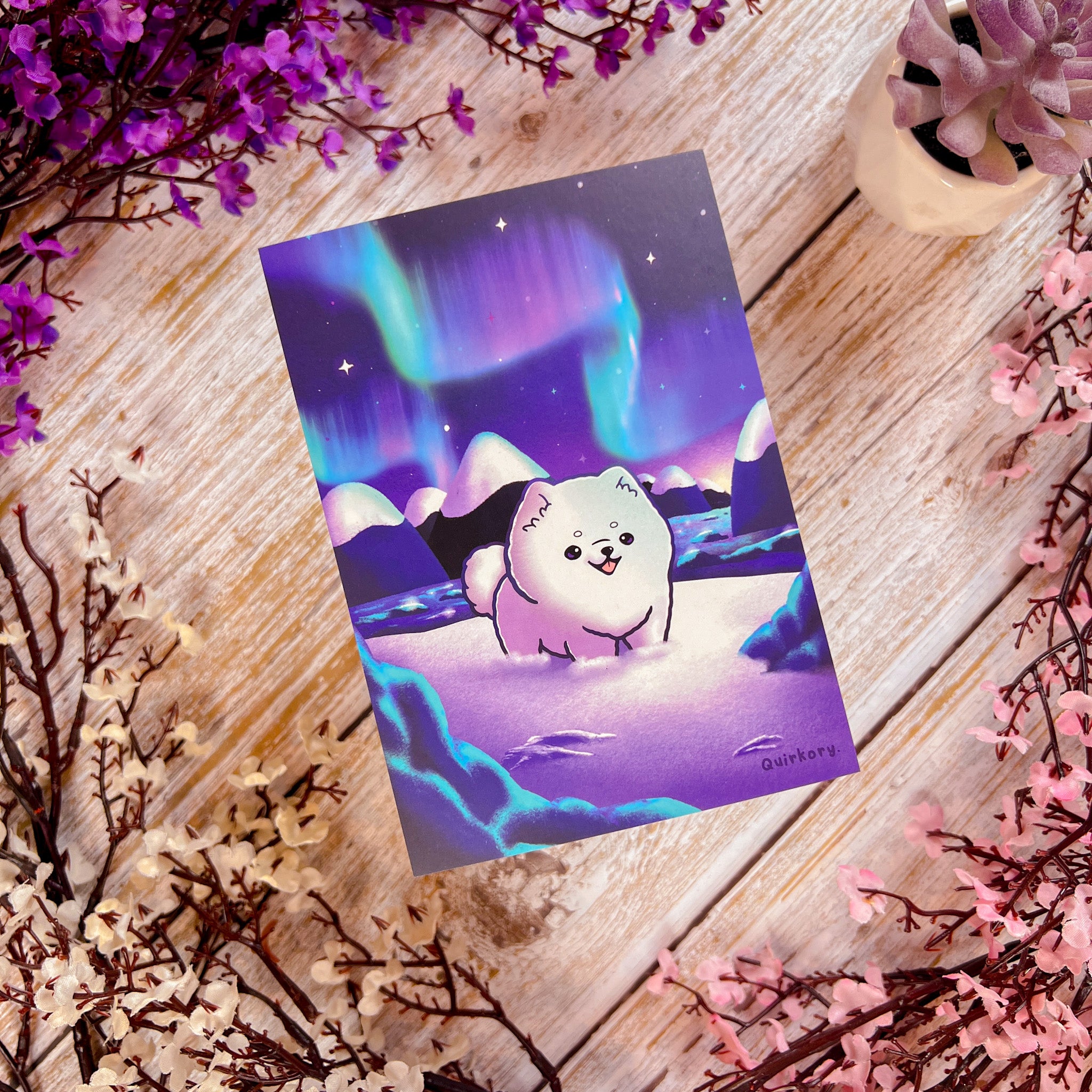 アクリル 一点物肉筆原画【巣ごもり】 Kawaii　Acryic ART Art Prints – Quirkory