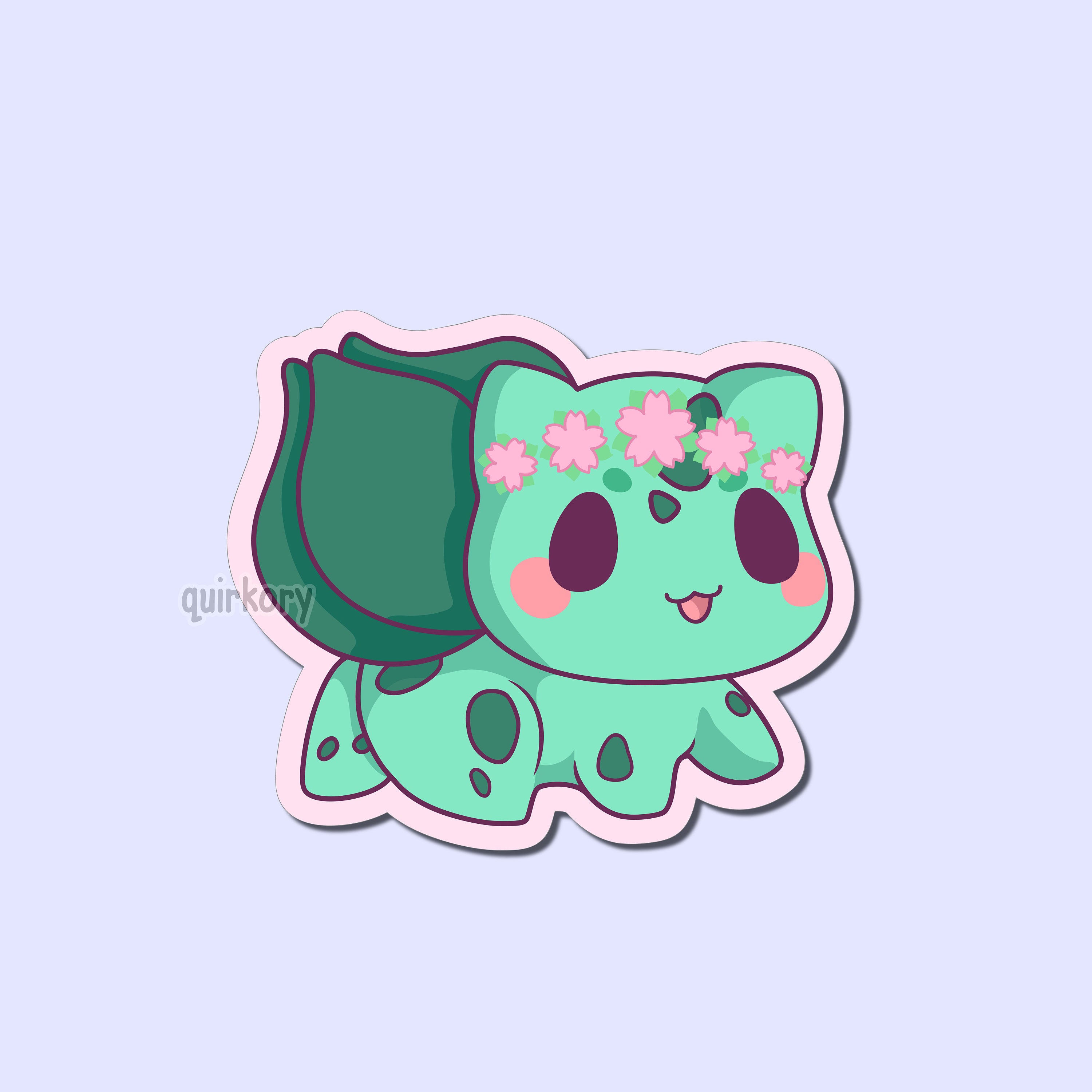 Bulbasaur Cute Sticker Cute Pokemon Bulbasaur